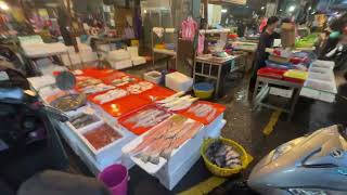 City Walk - Traditional Market - Zhongli District, Taoyuan City, Taiwan (Rainy morning)