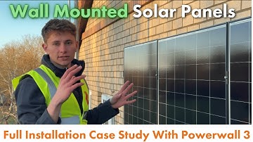 Installing Wall Mounted Solar Panels & 2x Tesla Powerwall 3 - Case Study