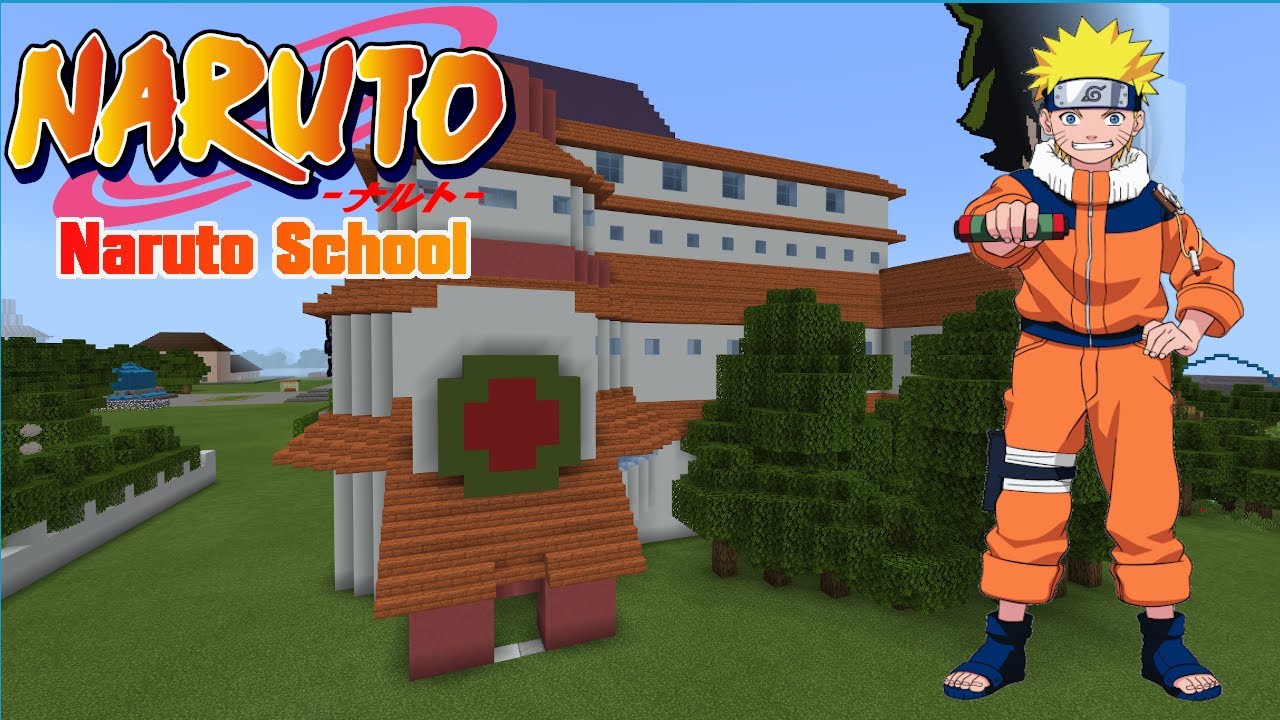 Minecraft Tutorial How To Build Narutos School Anime Builds 4k 