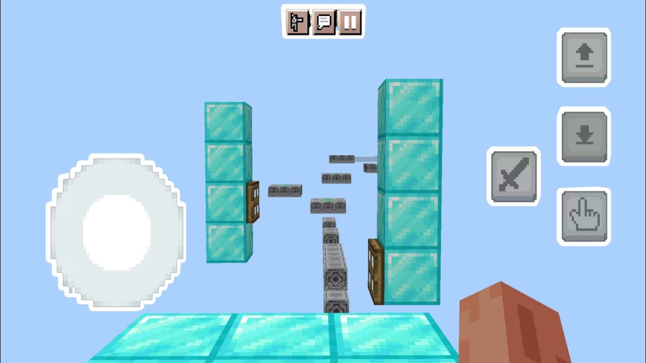 How to Parkour in MCPE with NEW Touch Controls - YouTube