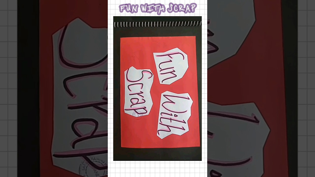 Fun with scrap |Creative Journal| ecced 