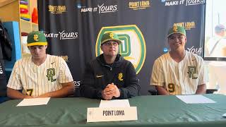 NCAA West Regional Postgame - Game #4 (Point Loma)