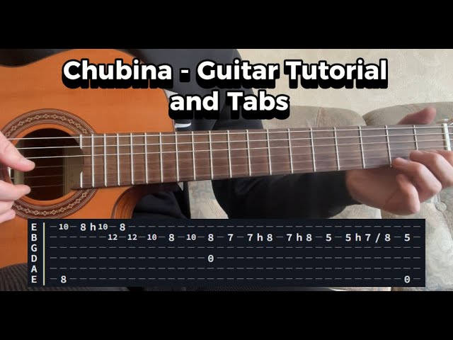 Chubina Guitar Tutorial / Tabs / Lesson #chubina #guitarlesson Chords ...