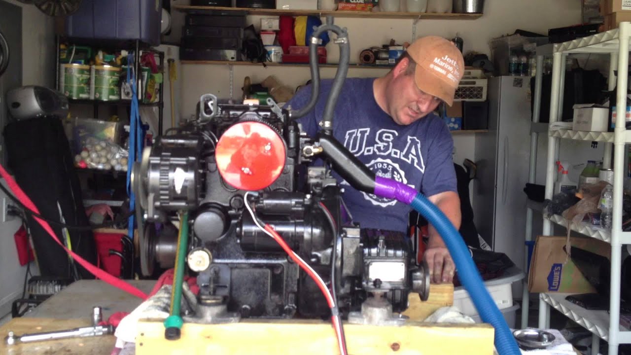 Yanmar 2QM15 First start after ebay purchase - YouTube