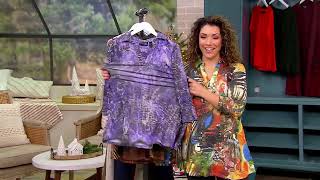 Attitudes by Renee Global Illusions Casknit Tunic w/ Pockets on QVC