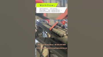 100kg/h-4000kg/h PCB board recycling machine to separate precious metals from waste circuit boards