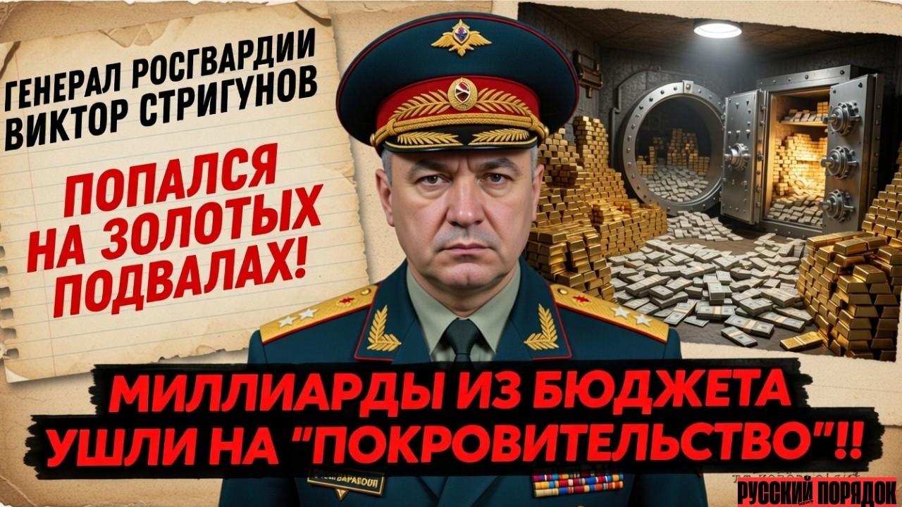 Золотые подвалы Росгвардии: 66 млн взяток и обвал полигона на совести генерала
