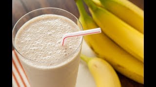 Banana Smoothie Recipes | 3 Ingredients Recipe | How To Make Banana Smoothie