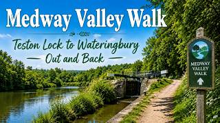 Medway Valley Walk   Teston Lock To Wateringbury Out And Back