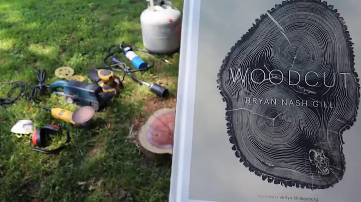 Woodcut: Preparing a woodcut for printing using th...