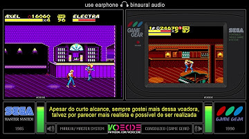 Streets of Rage 2 (Master System vs Game Gear) Side by Side Comparison