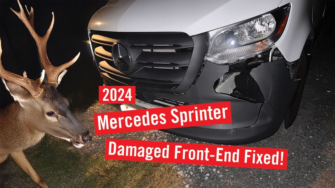 Repairing My 2024 Sprinter Van’s Damaged Front End