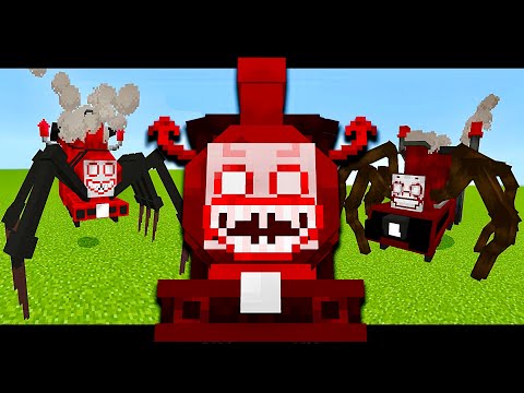 Все Чу Чу Чарльз В Майнкрафт Choo Choo Charles Minecraft