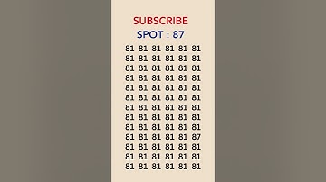 can you find 87 in 5 seconds? #wordpuzzlegame #game #mathematics #mindbendingquiz #puzzle