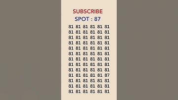 can you find 87 in 5 seconds? #wordpuzzlegame #game #mathematics #mindbendingquiz #puzzle