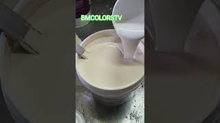 How to mix color creamy white semi gloss latex paint #colortutorial