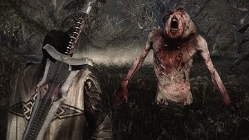 Skyrim but Modded into a HORROR GAME