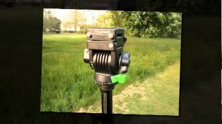 West German Cullmann 2901 Professional Tripod Column With Crank Lever 3D Head Sold