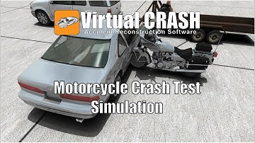 Motorcycle Impact Simulation | WREX 2000 Test #13