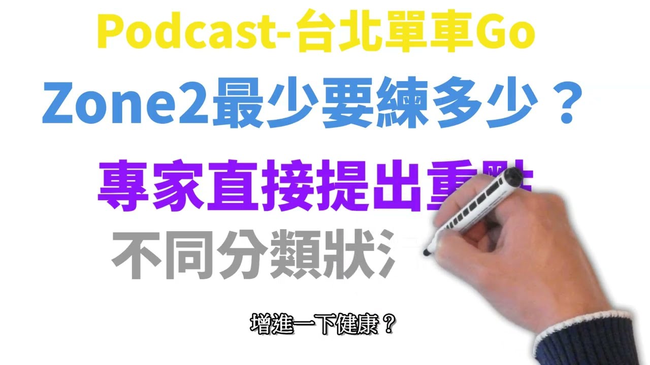 [Podcast][42.5]Zone2訓練量最少最少要練多少呢？(對沒時間的自行車騎士來說)
