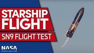 Starship SN9 Flight Test