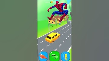 Shape-Shifting Game New Sounds & Levels 🚗 | BeamNG.drive #shorts #spiderman