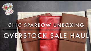 Chic Sparrow Unboxing | Overstock Sale Haul | Hobonichi Weeks Folio & B6 No.7 Travelers Notebooks