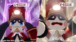 Difference between 4-star and 5-star Gacha animation Wealth