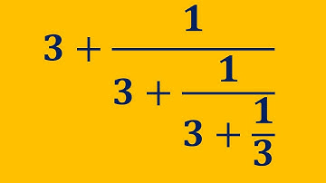 A nice problem on simplifying continued fractions from American Mathematics Competition
