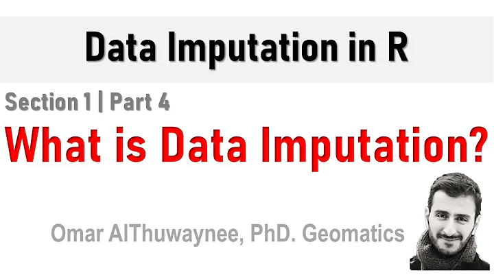 What does Missing (NA) Data Imputation means? | Data imputation in R Part 1.4