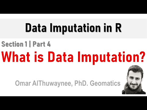 What does Missing (NA) Data Imputation means? | Data imputation in R Part 1.4