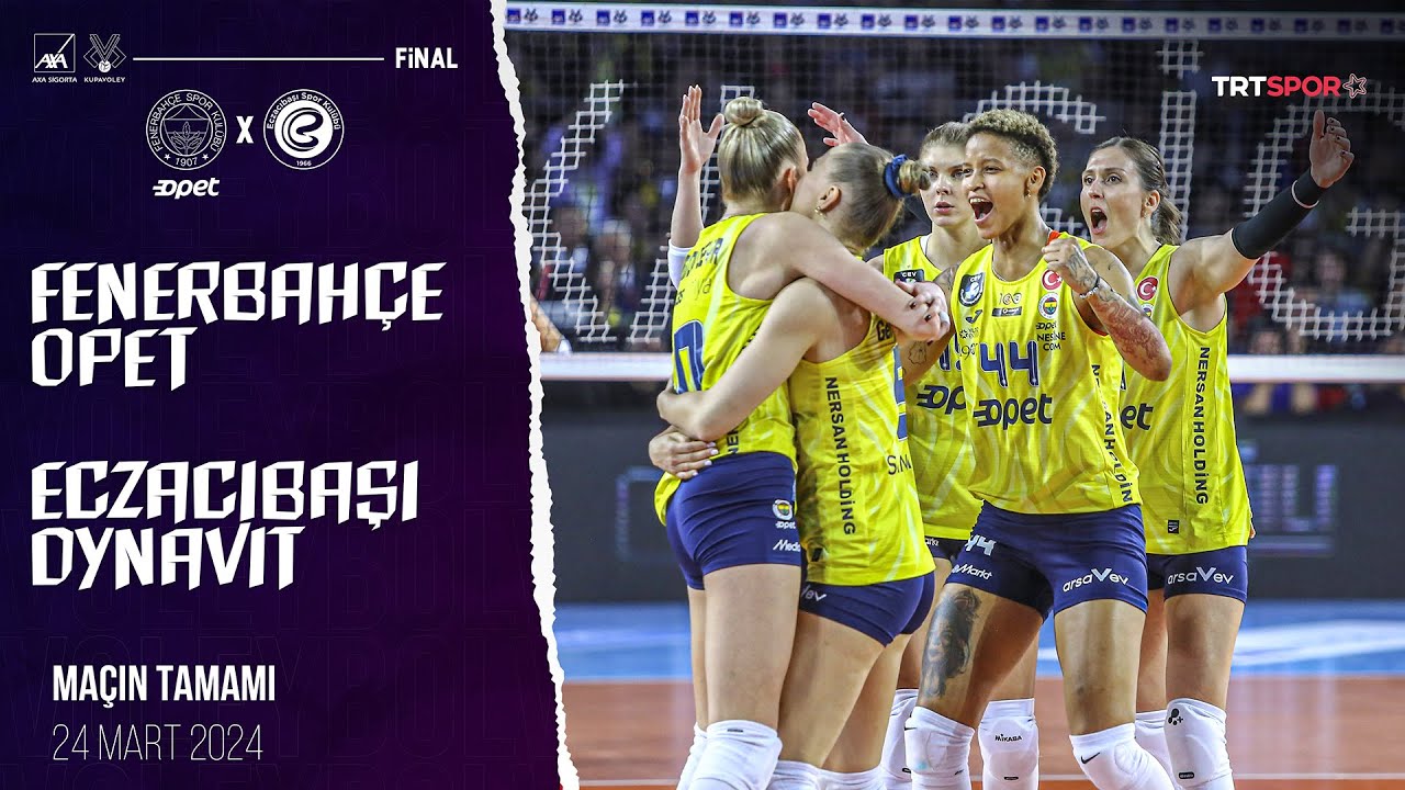 KUPA VOLEY'DE ŞAMPİYON FENERBAHÇE! | Fenerbahçe Opet - Eczacıbaşı Dynavit 