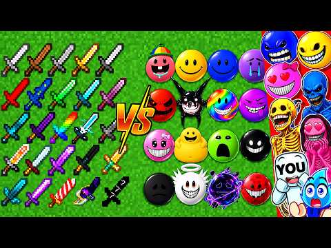VERITY VS OP GOD SWORDS in Minecraft..