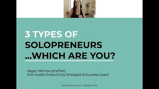 What's Your Solopreneur Archetype? (Go from struggling solopreneur to successful Solopreneur CEO!)