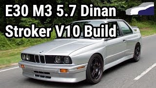 BMW E30 M3 with 5.7 Dinan Stroker V10 Build