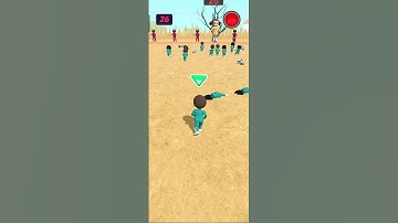 part 🚷💔😭 squid game 3D play k sniper challenge #squidgame #viral #shorts #gaming #jondada