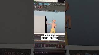 Quick Tip about using Graph Editor in Autodesk Maya! #3danimation #animation #tips #youtubeshorts