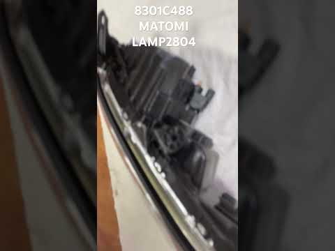Фара права MATOMI LAMP2804 Л200, PAJERO Паджеро Спорт 8301C488, видео 1