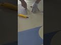 🔥 OT Vinyl Flooring Precision Cutting Work | Smooth Finish & Perfect Design ✂️🏥