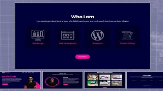 Build a Modern Services Section Using HTML CSS JavaScript | Portfolio Website Design (Part 3)