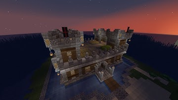 build minecraft castle (replay mod)