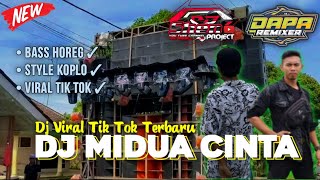 DJ MIDUA CINTA VIRAL TIK TOK TERBARU 2022