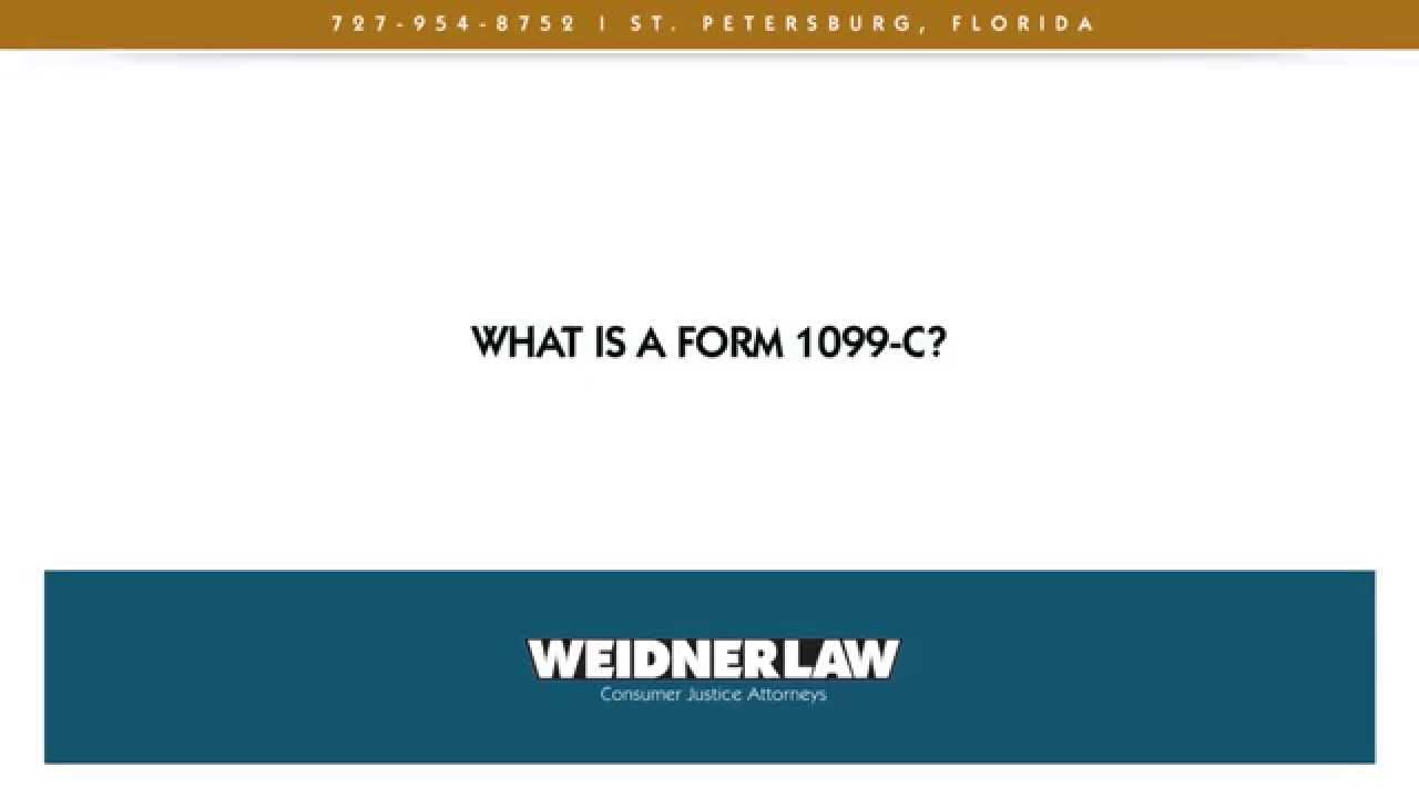 Watch on YouTube: What is a form 1099-C?