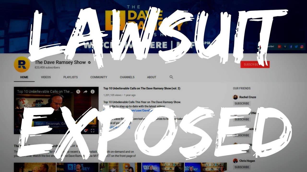 DAVE RAMSEY (LOSER EXPOSED) SUING MEET KEVIN!