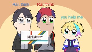 (Mini Metro) 3-gu dan Solusi Trayek Metromini?【NIJISANJI ID】