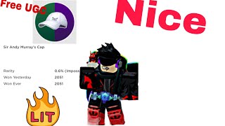 Roblox Free Ugc Accessory Wimbledon Event Cap