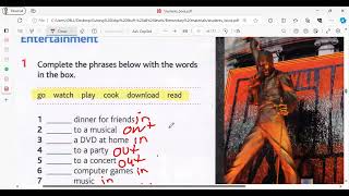 A2 Level- Elementary Cutting Edge- Vocabulary, grammar and listening focus- entertainment