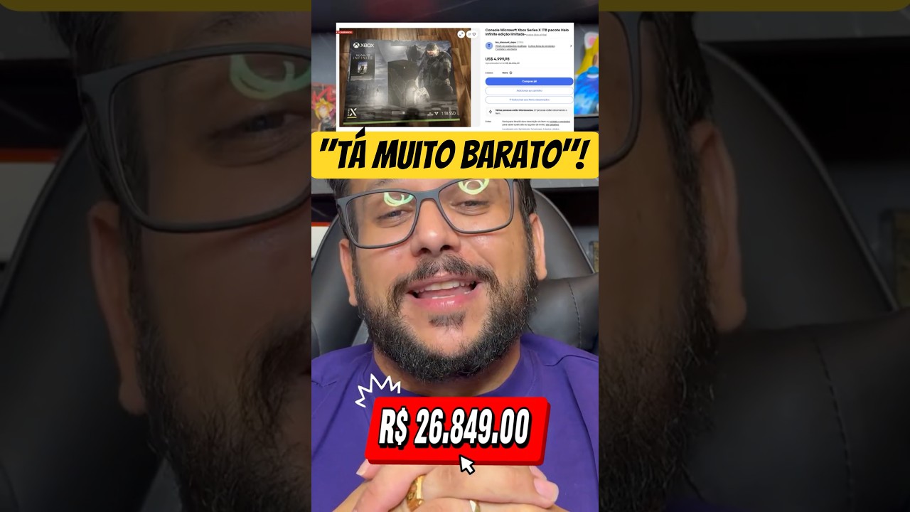 Esse é BARATINHO! - XBOX edição especial 20 anos  Series X HALO INFINITE! - Parte 02