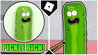 How to get the "I'M PICKLE RICK!!" BADGE + PICKLE RICK MORPH in ACCURATE PIGGY ROLEPLAY! [ROBLOX] screenshot 5