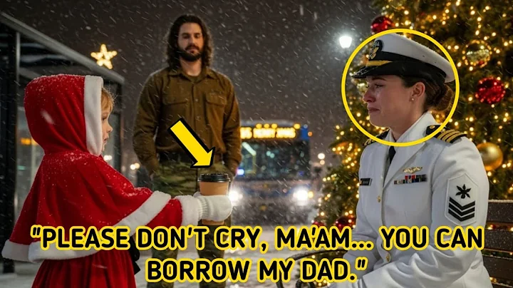 “Please Don’t Cry, Ma’am…You Can Borrow My Dad.”—Said the Little Girl to the Navy Soldier at the Bus